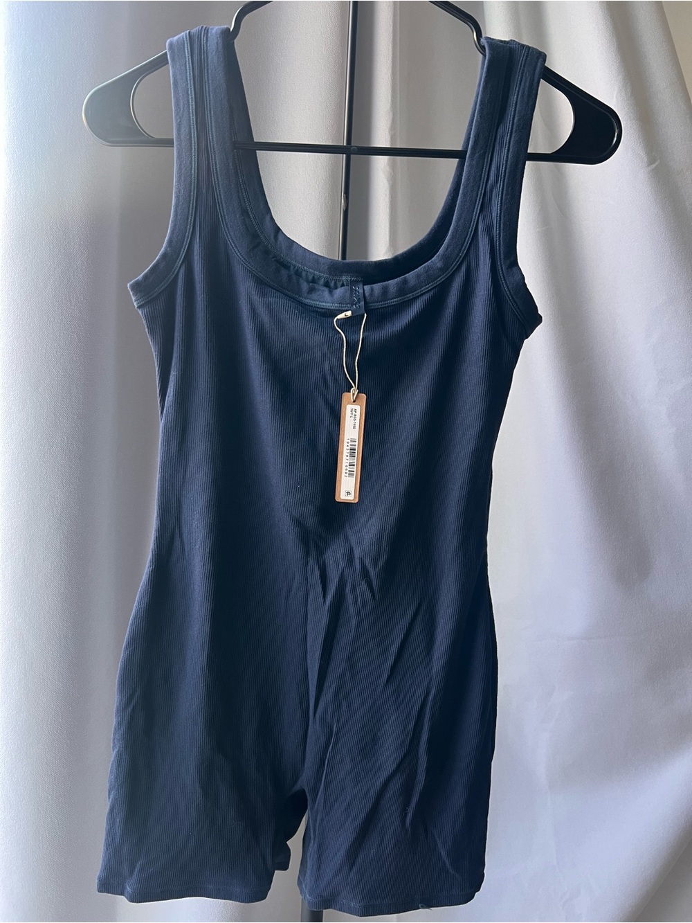 SKIMS Navy Ribbed onesie